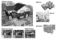 全体・各階間取りを3Dイメージ化